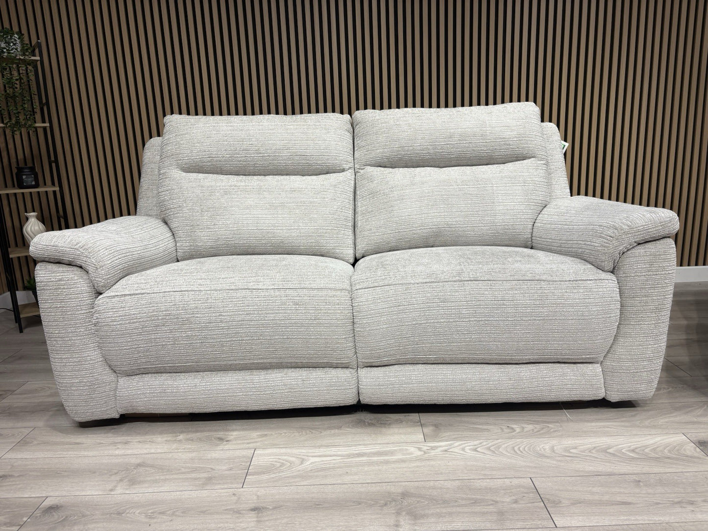 NAVONA 3 Seater + 2 Seater Fabric Sofa Set, Power Recliners - RRP £3,298