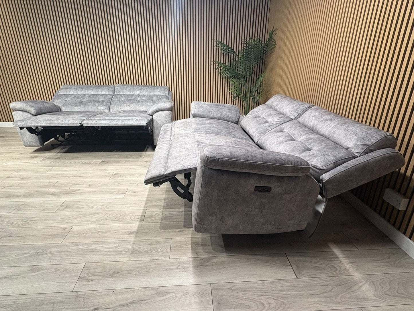 SCS Belford 3+3 Seater Power Recliner Sofa Set with Head Tilt - RRP £2698
