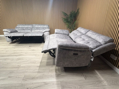 SCS Belford 3+3 Seater Power Recliner Sofa Set with Head Tilt - RRP £2698