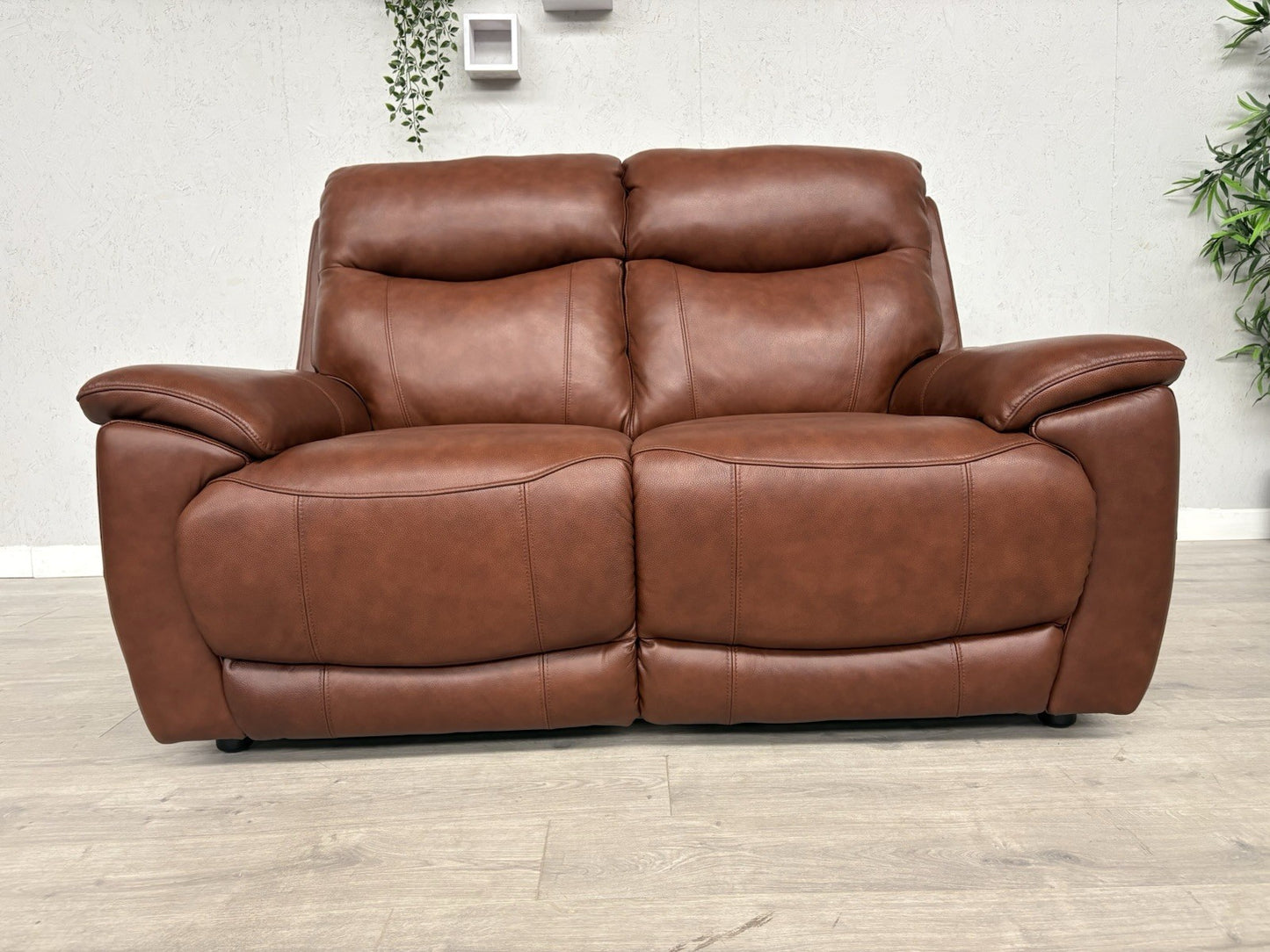 Furniture Village SLOANE Leather 2 Seater Sofa - RRP £1,295