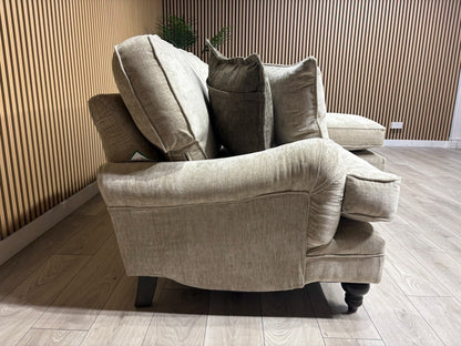 Laura Ashley HERITAGE Style Fabric 3 Seater Chaise Sofa - RRP £2,800