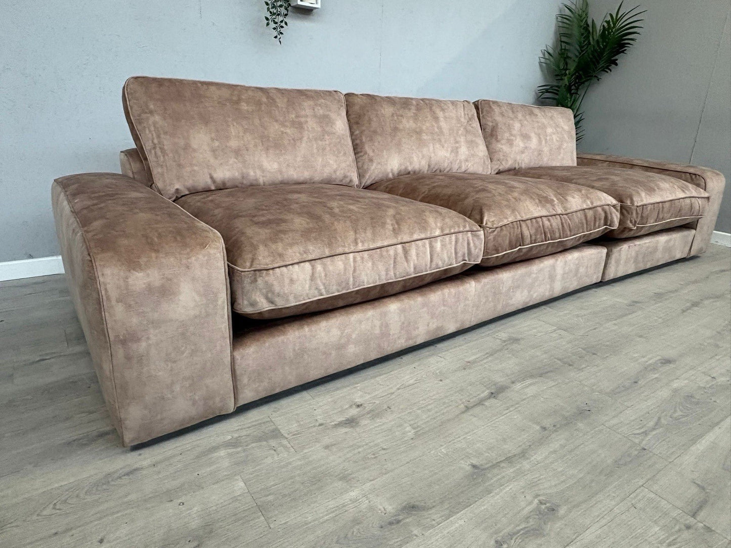 Westbridge SASHA / Sofology CAVALLI Style Grand Extra Large Fabric Sofa, Mink