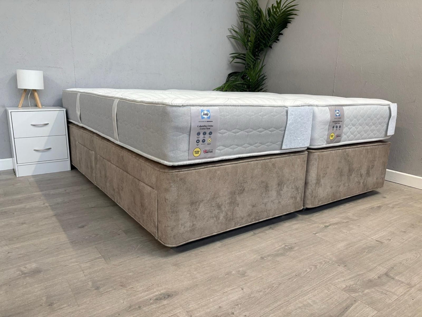 Sealy COLUMBIA Ortho Extra Firm 6ft Superking Zip & Link Mattress - RRP £1,499