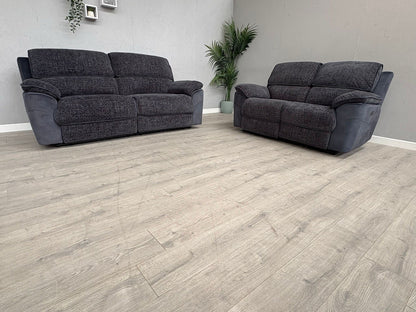 DFS Fontaine 3 Seater + 2 Seater Power Recliner Sofa Set  - RRP £1,978