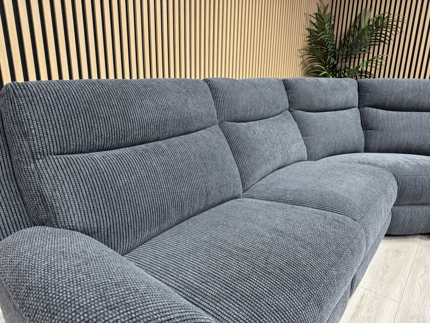 ScS - MAVERICK Fabric Modular Corner Sofa, Power Recliners - RRP £2,799