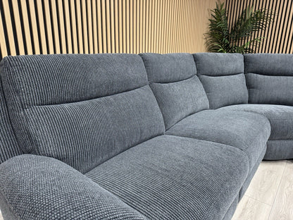 ScS - MAVERICK Fabric Modular Corner Sofa, Power Recliners - RRP £2,799