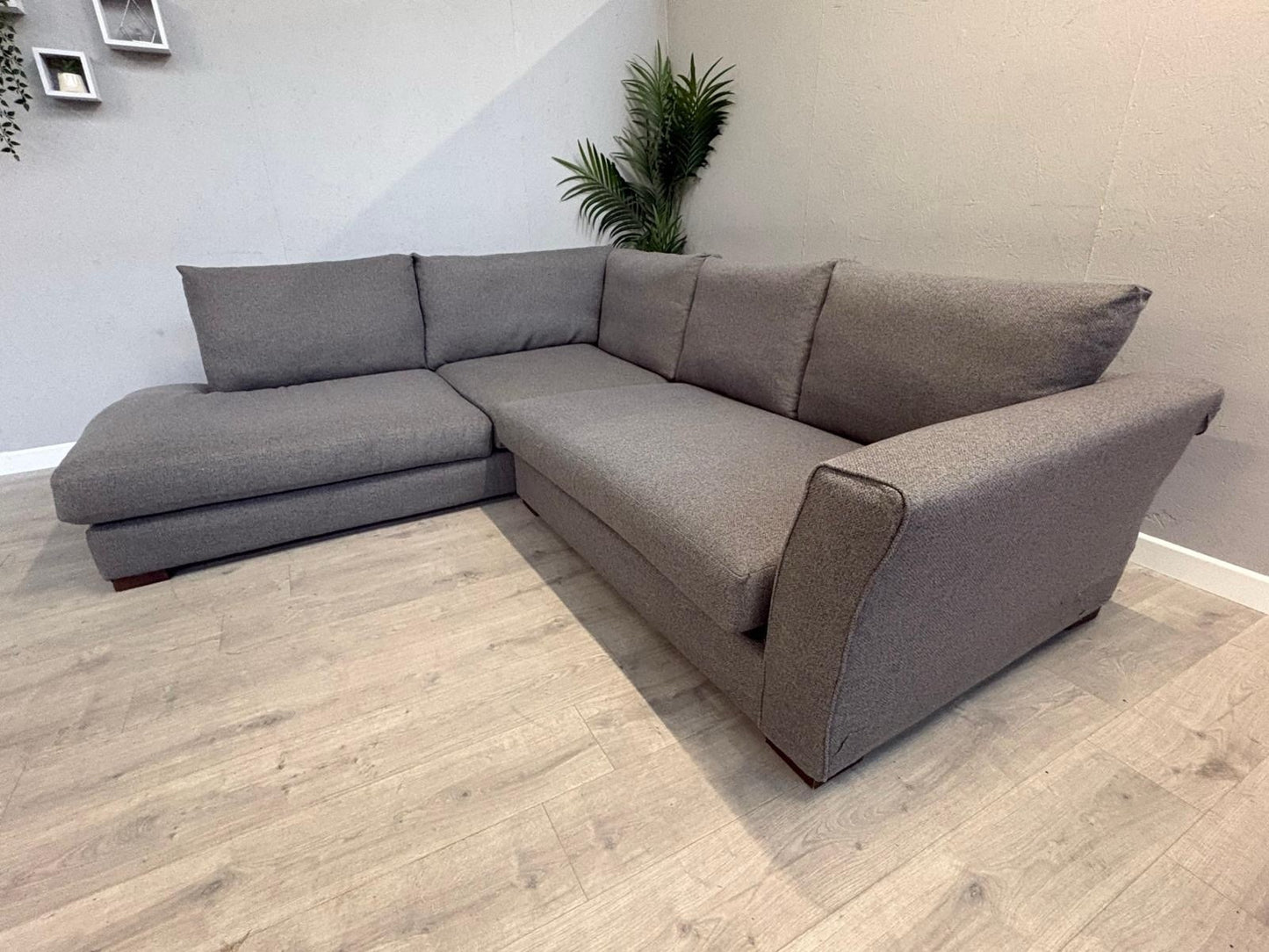 DFS KAIZER / PAIGNTON LHF Open End Chaise Fabric Corner Sofa - RRP £1499