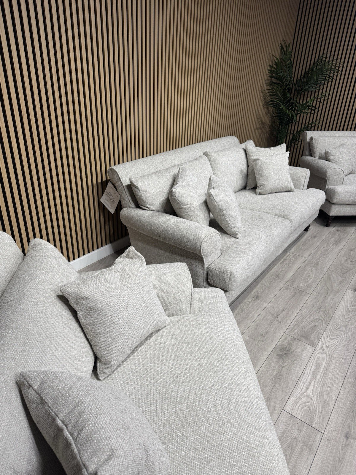 Laura Ashley LYNDEN Style Fabric 3 Seater Sofa + 2 x Armchairs Set - RRP £3395