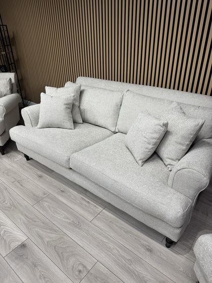 Laura Ashley LYNDEN Style Fabric 3 Seater Sofa + 2 x Armchairs Set - RRP £3395