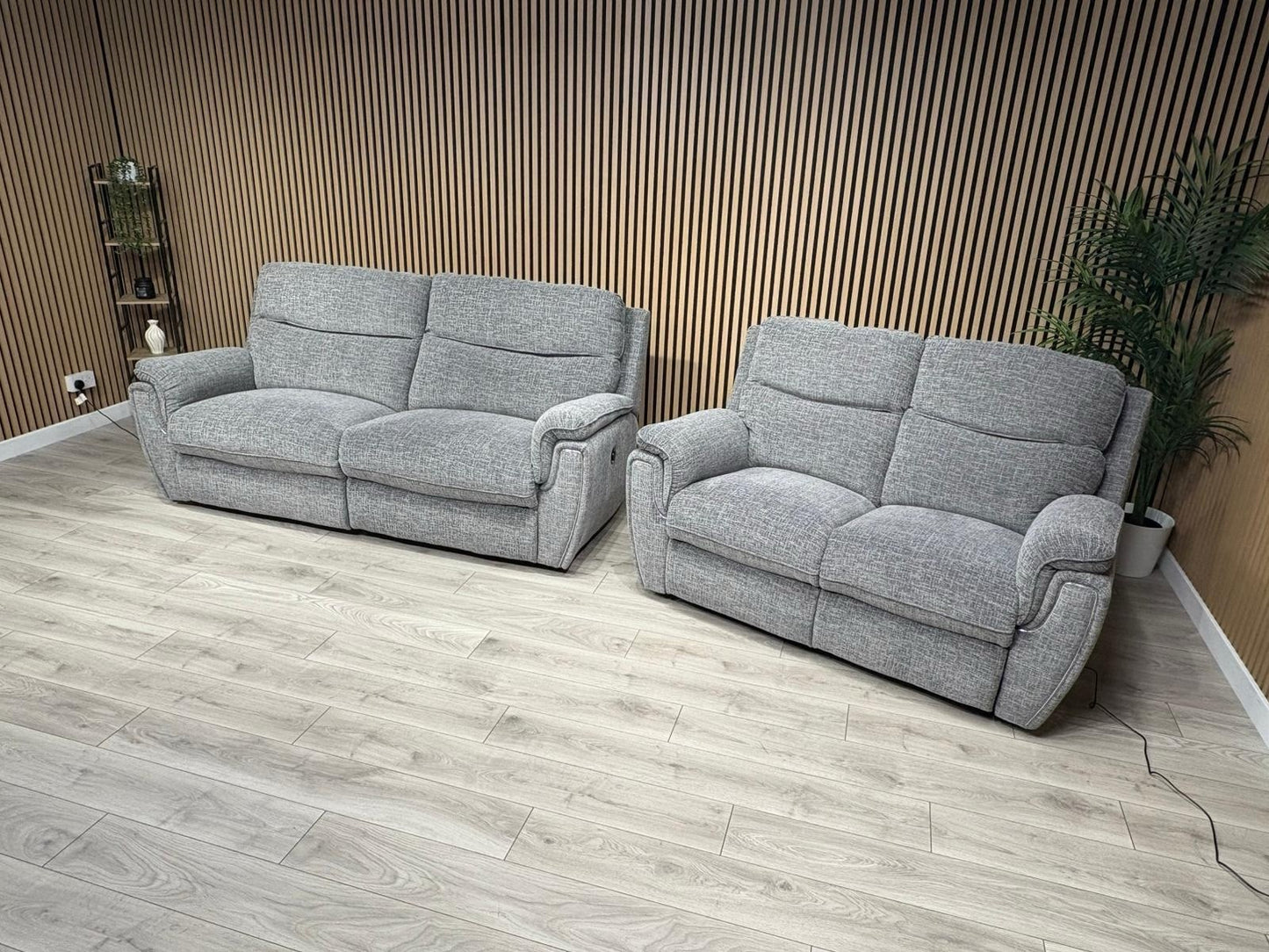 SCS Ashton Fabric Power Recliner 3 + 2 Seater Sofa Set - RRP £2998