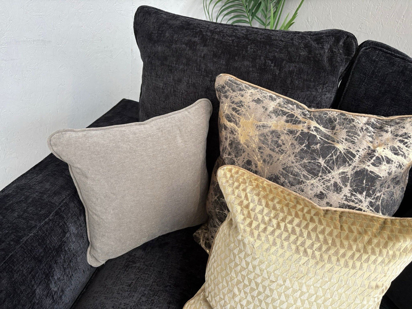 Sofology ROCOCO Fabric Love Seat Armchair / Chair, Verbier Jet - RRP £1599