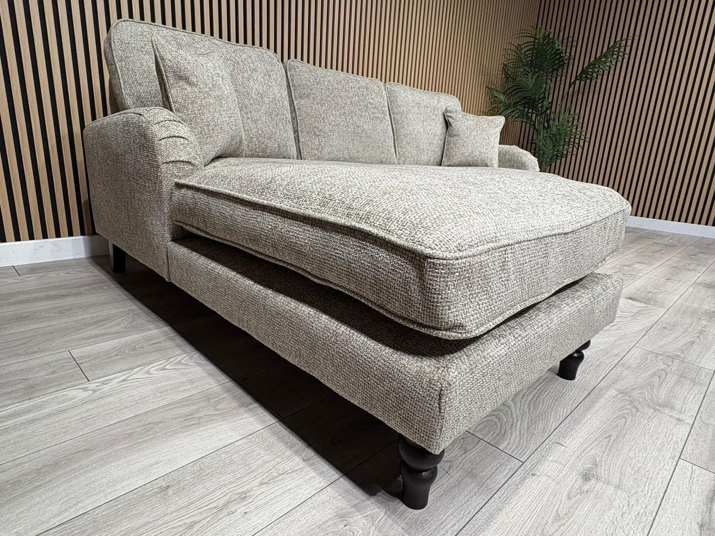 Laura Ashley LYNDEN Style Fabric 3 Seater LHF Chaise Corner Sofa - RRP £2625