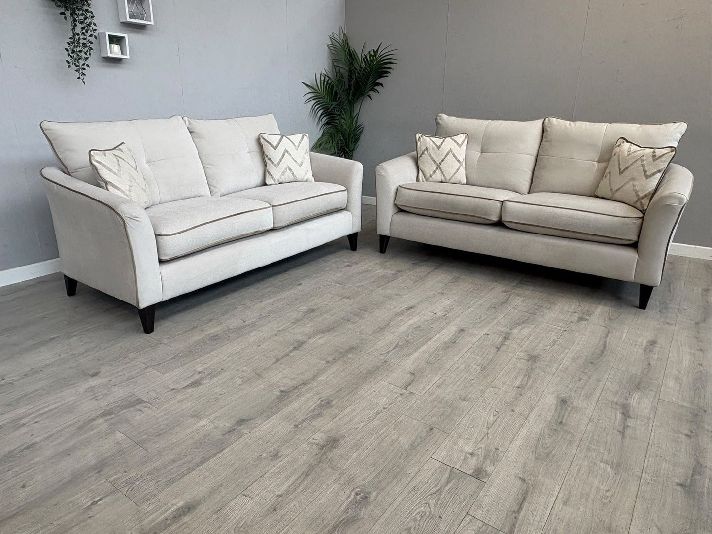 Furniture Village SOHO Fabric 3 + 3 Seater Sofa Set - RRP £2790