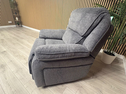 ORLANDO Fabric Power Recliner Armchair - RRP £1399
