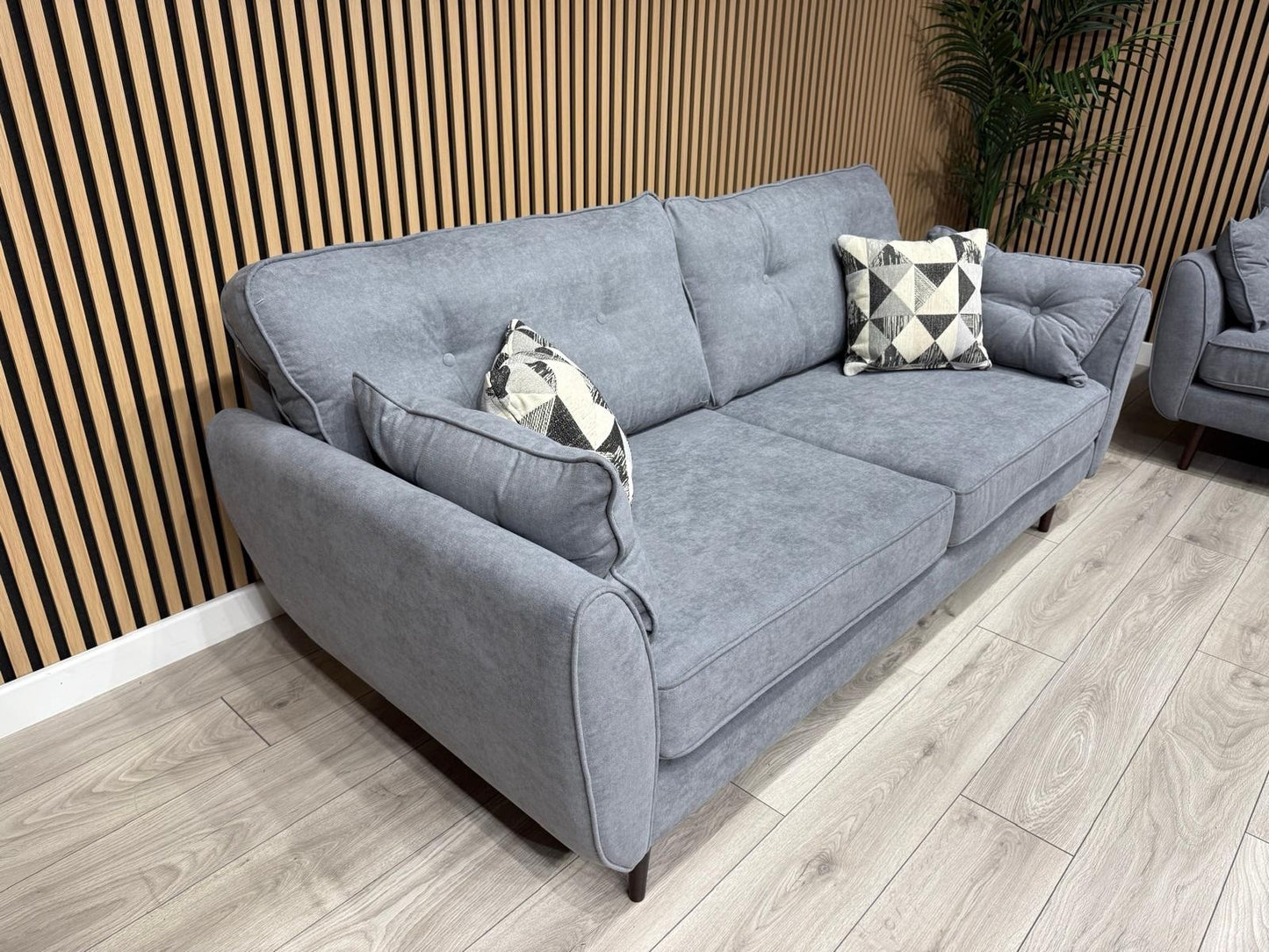 DFS - Zinc 3 & 2 Fabric Seater Sofa Set RRP £1799