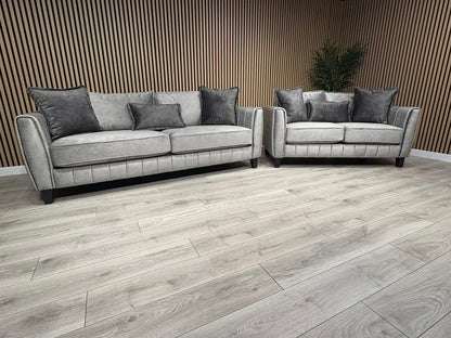 DFS - Cherished Style 3 + 2 Seater Sofa Set, Formal Back - RRP £2,399