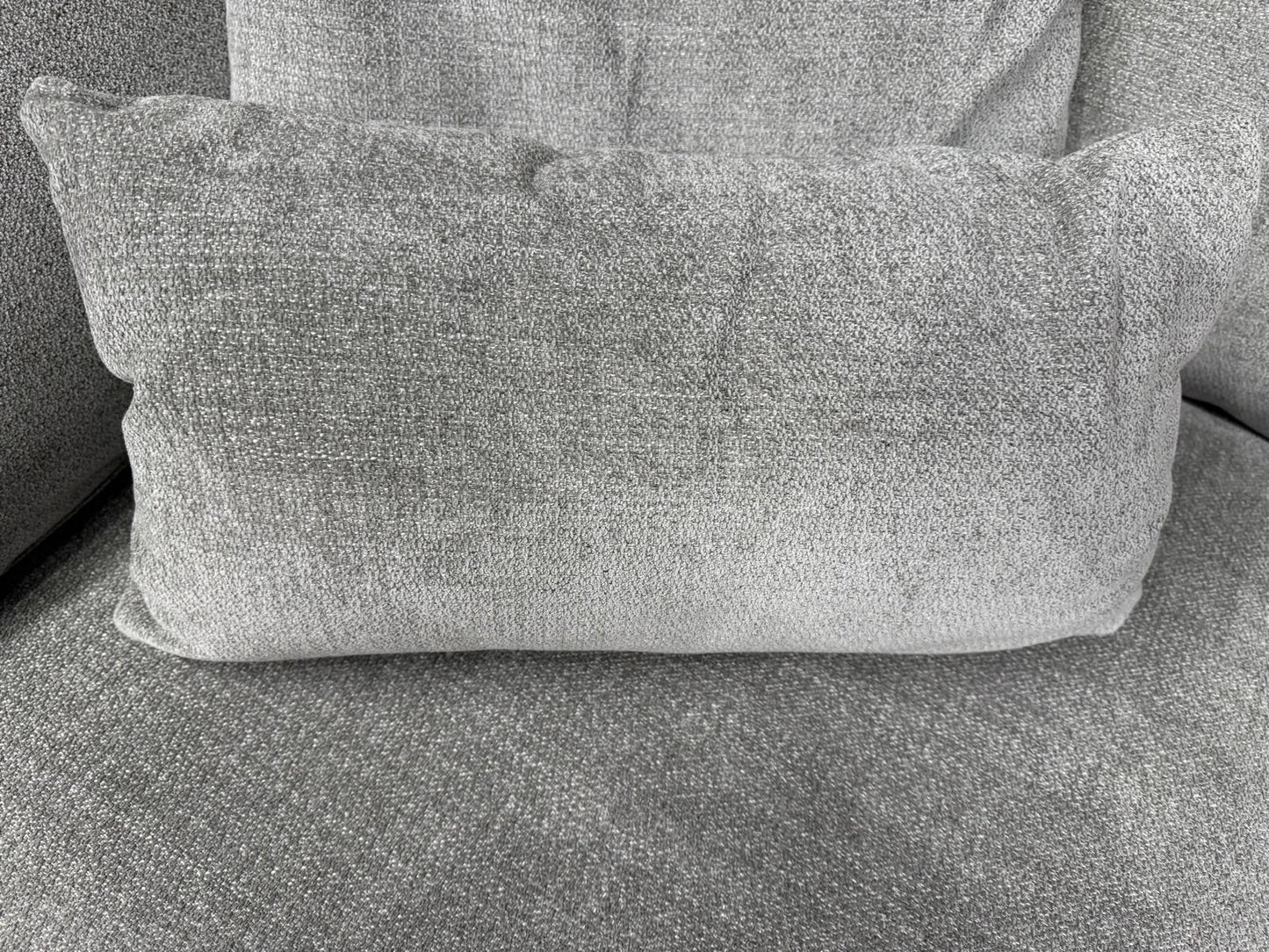 METZ Premium Fabric Large Corner Sofa, Cloud Grey - RRP £3,499