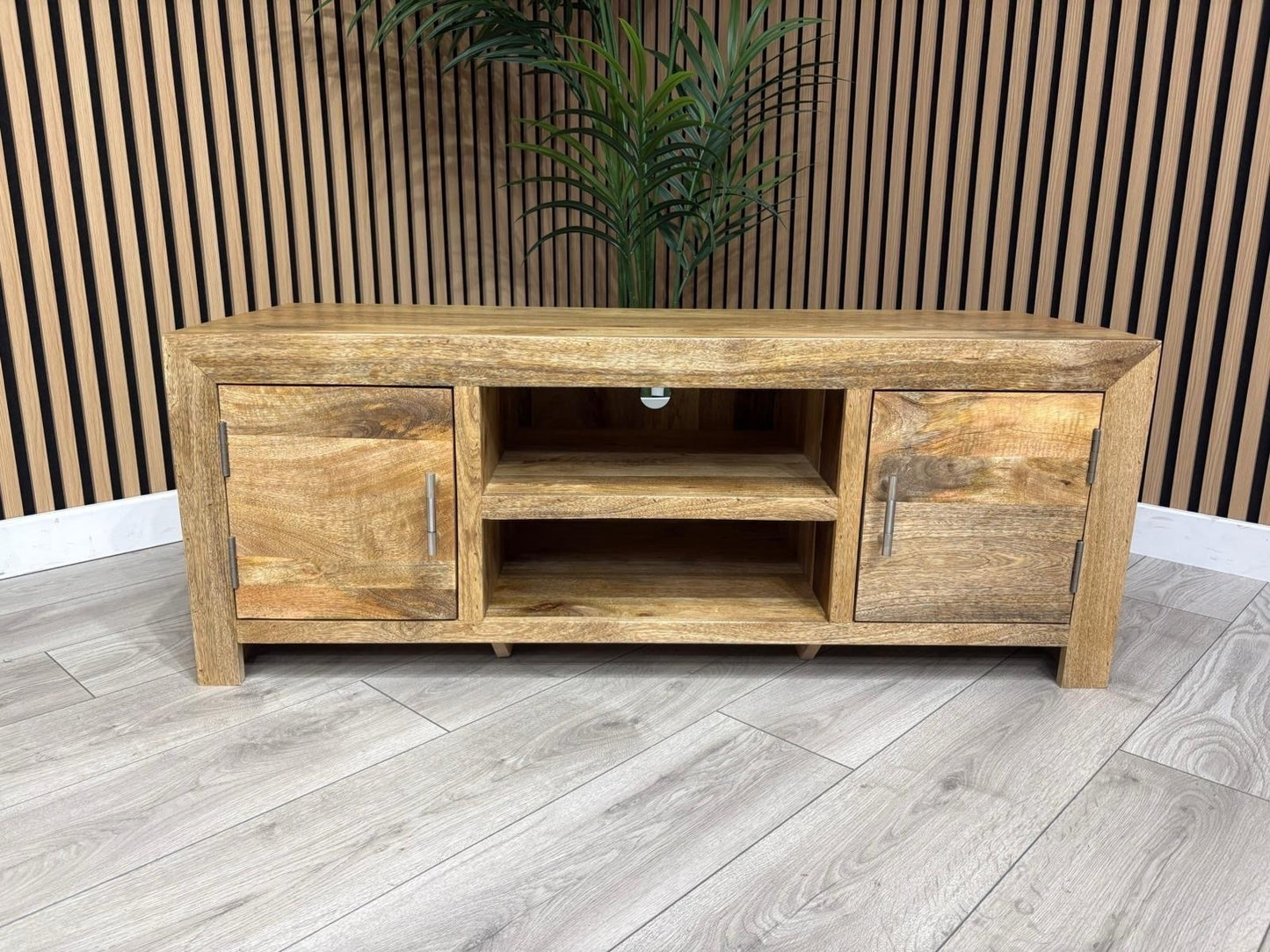 NEXT Sample - Cuba Mango Wood Plasma TV Cabinet - RRP: £895