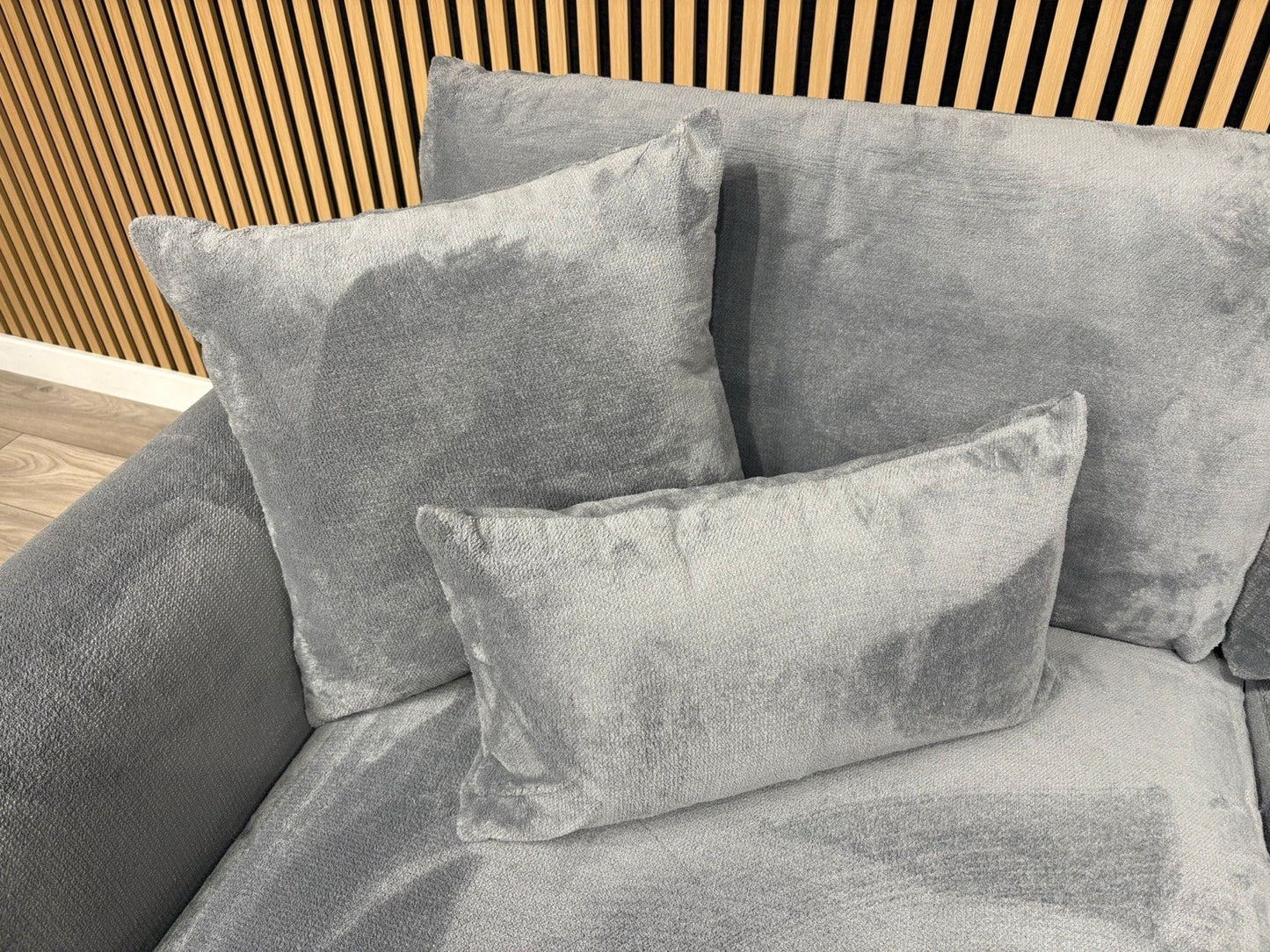 Sofology MARBLE ARCH Style Fabric RHF Corner Sofa, Grey - RRP £3,599