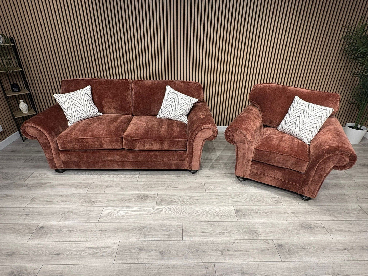 New BLENHEIM Fabric 3 Seater + Armchair - RRP £2790