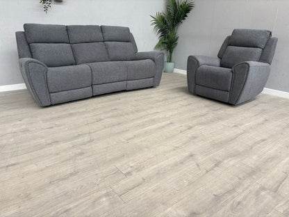 DFS Gilford 3 Seater Sofa + Armchair Power Recliner Sofa Set - RRP £1,748