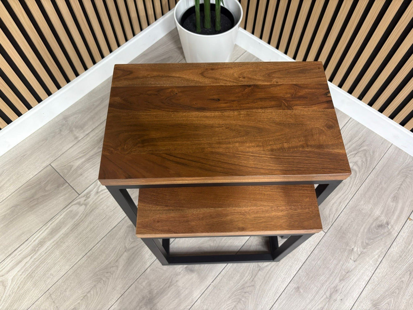 NEXT Sample - New Bronx nest of two tables - RRP: £269