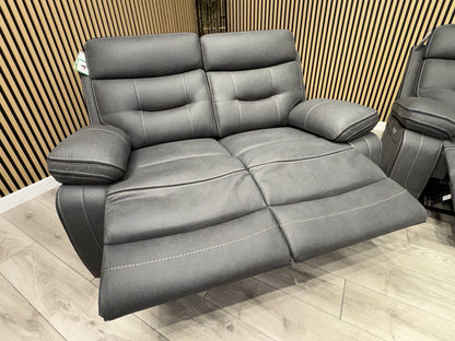 DFS Eiger Style Fabric 3+2 Seater Power Sofa Set RRP £2788
