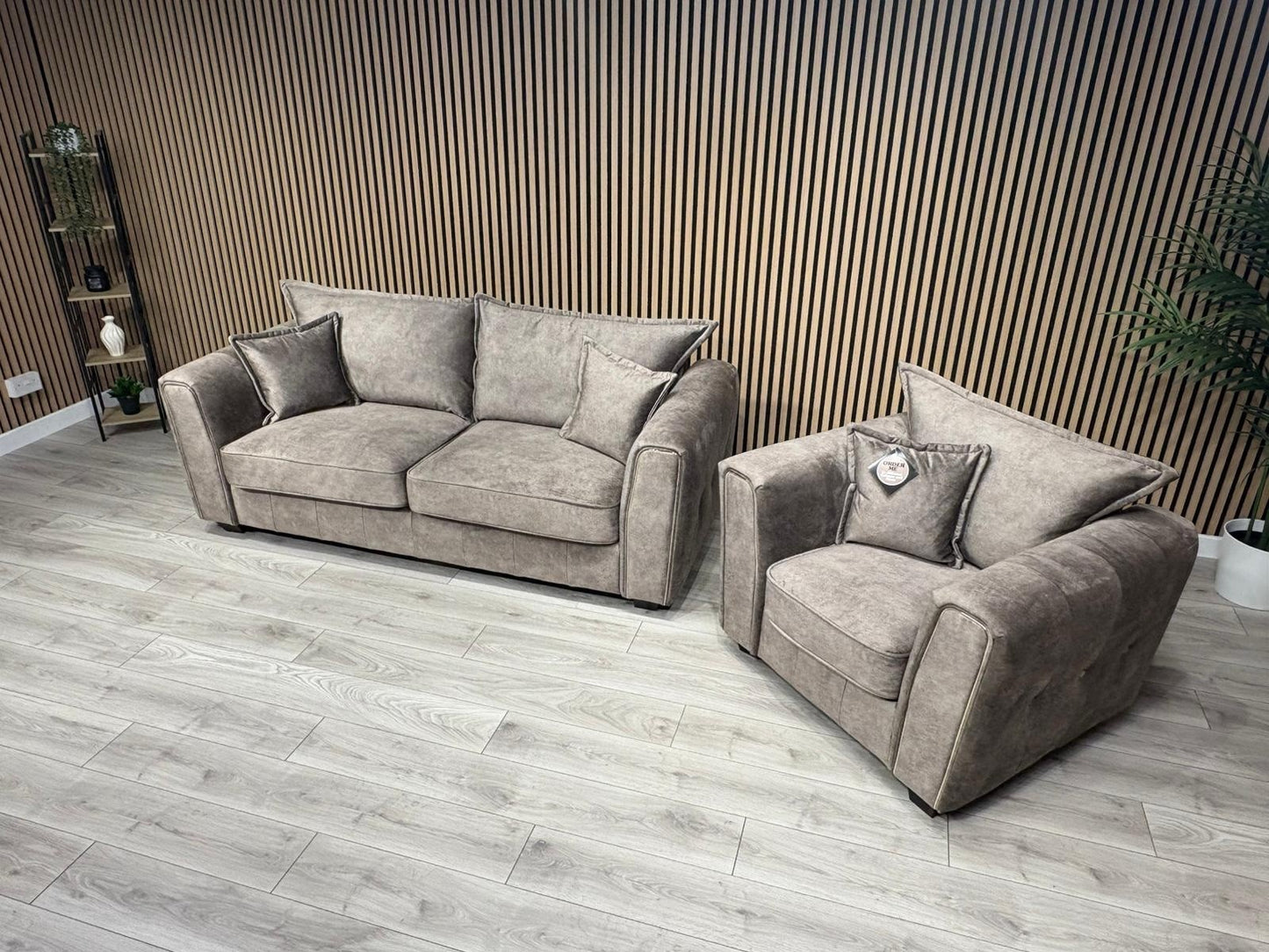 DFS - CHERISHED Style 3 Seater Sofa + Armchair Set, Formal Back - RRP £2,198