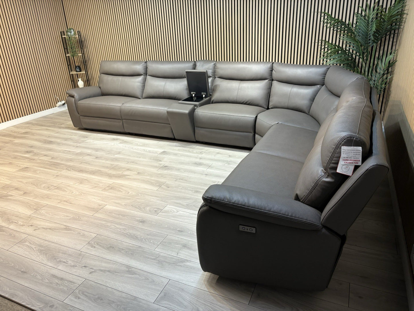 ScS - MAVERICK Fabric XL Modular 3 Corner 2 Sofa, Power Recliners - RRP £3,999
