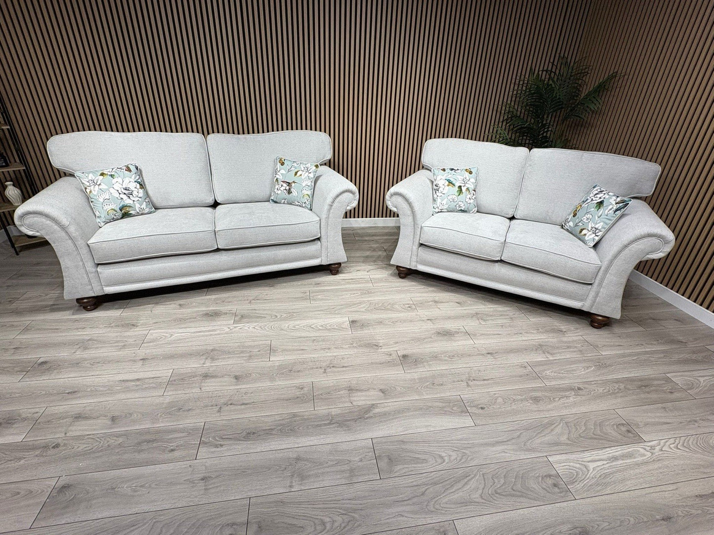 Furniture Village Grosvenor Fabric 3+2 Seater Sofa Set - RRP £2795