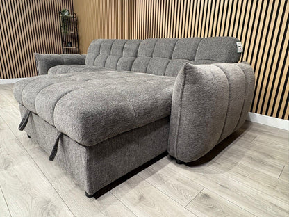 CAMDEN Premium Fabric RHF or LHF Chaise Sofa Bed with Storage - RRP £1595