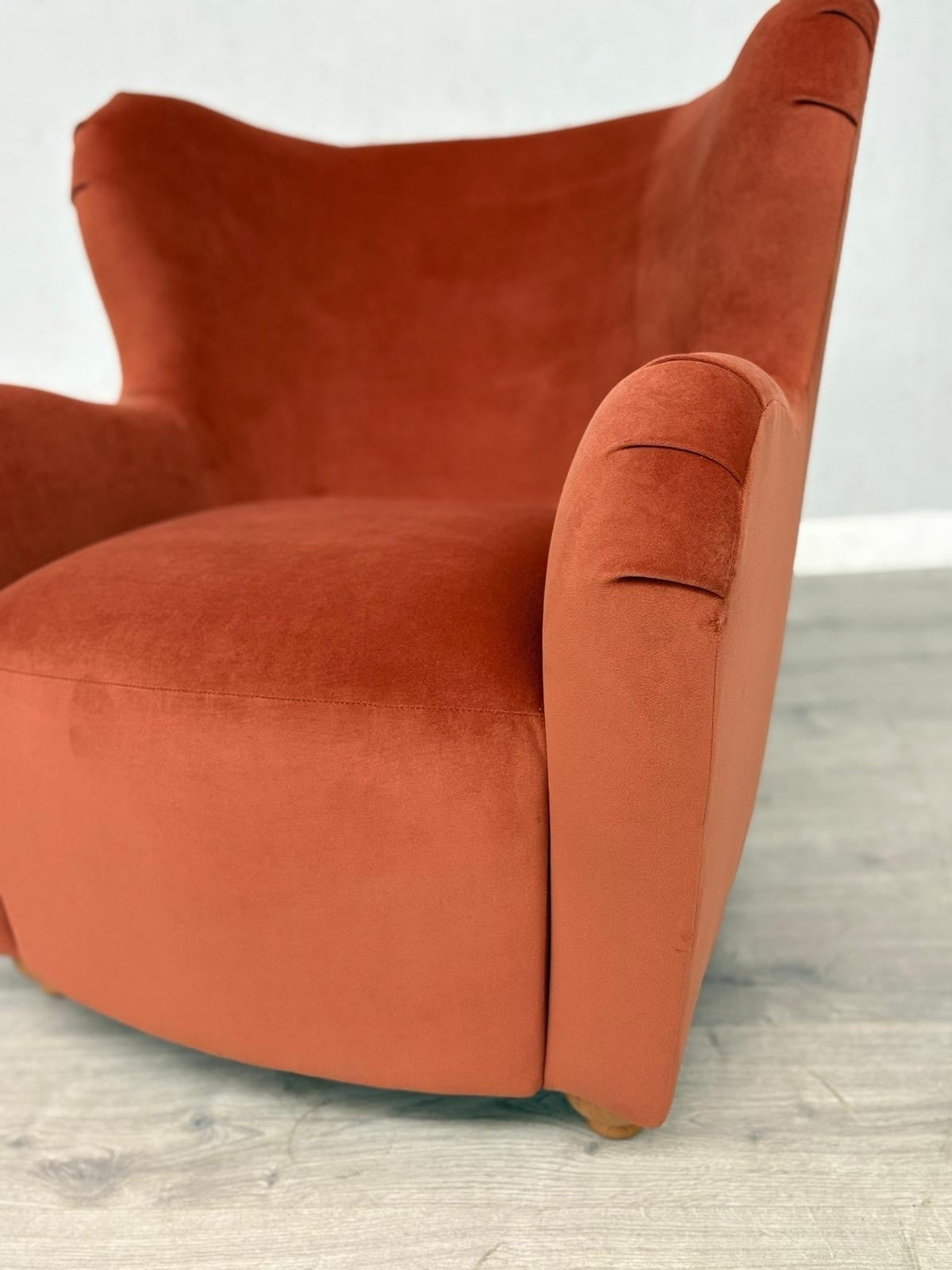 Westbridge BACHO Fabric Wingback Accent Chair / Armchair - RRP £899