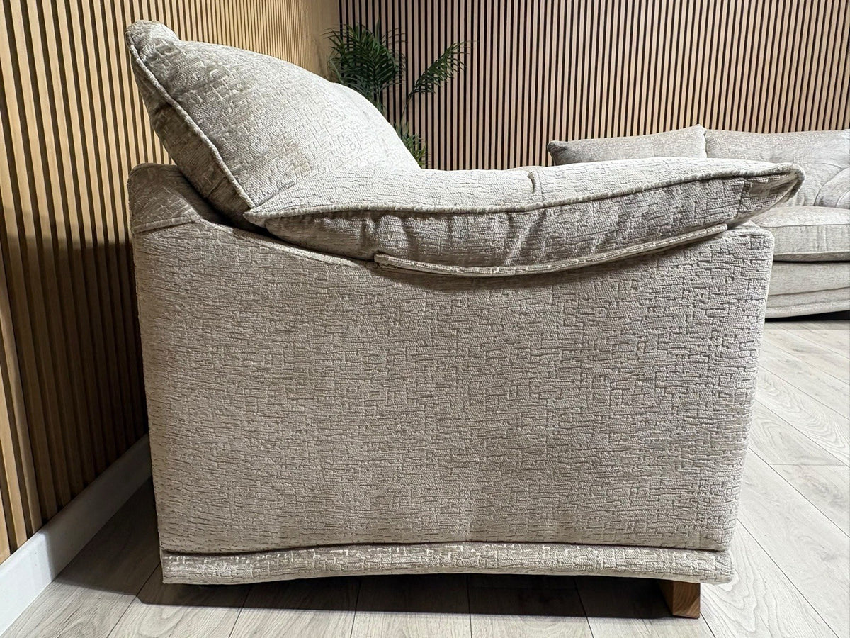 Oak Furnitureland RAVELLO Style Fabric 3 + 2 Seater Sofa Set - RRP £2,798