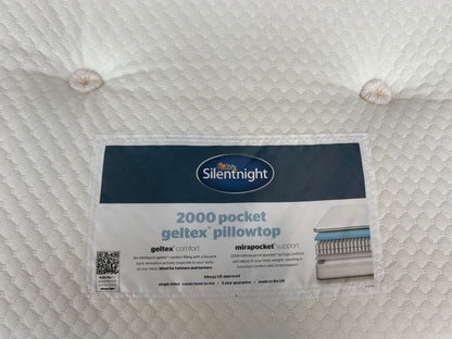 Silentnight 2000 Pocket Geltex Pillowtop 6ft Superking Mattress - RRP £1,299