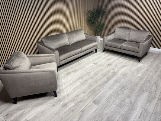 John Lewis BAILEY Style Fabric 3 Seater + 2 Seater + Armchair Set - RRP £4548