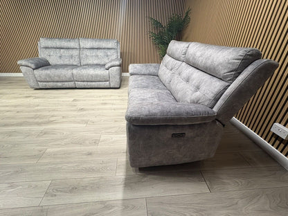 SCS Belford 3+3 Seater Power Recliner Sofa Set with Head Tilt - RRP £2698