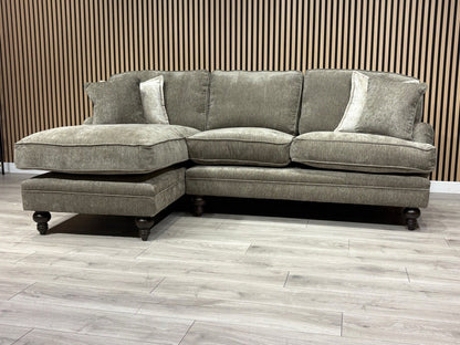 Laura Ashley HERITAGE Style Fabric 3 Seater Chaise Sofa - RRP £2,800