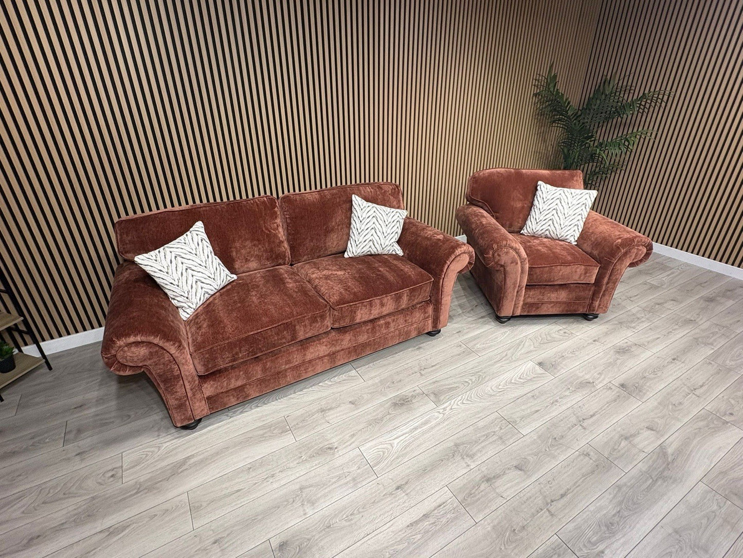 New BLENHEIM Fabric 3 Seater + Armchair - RRP £2790