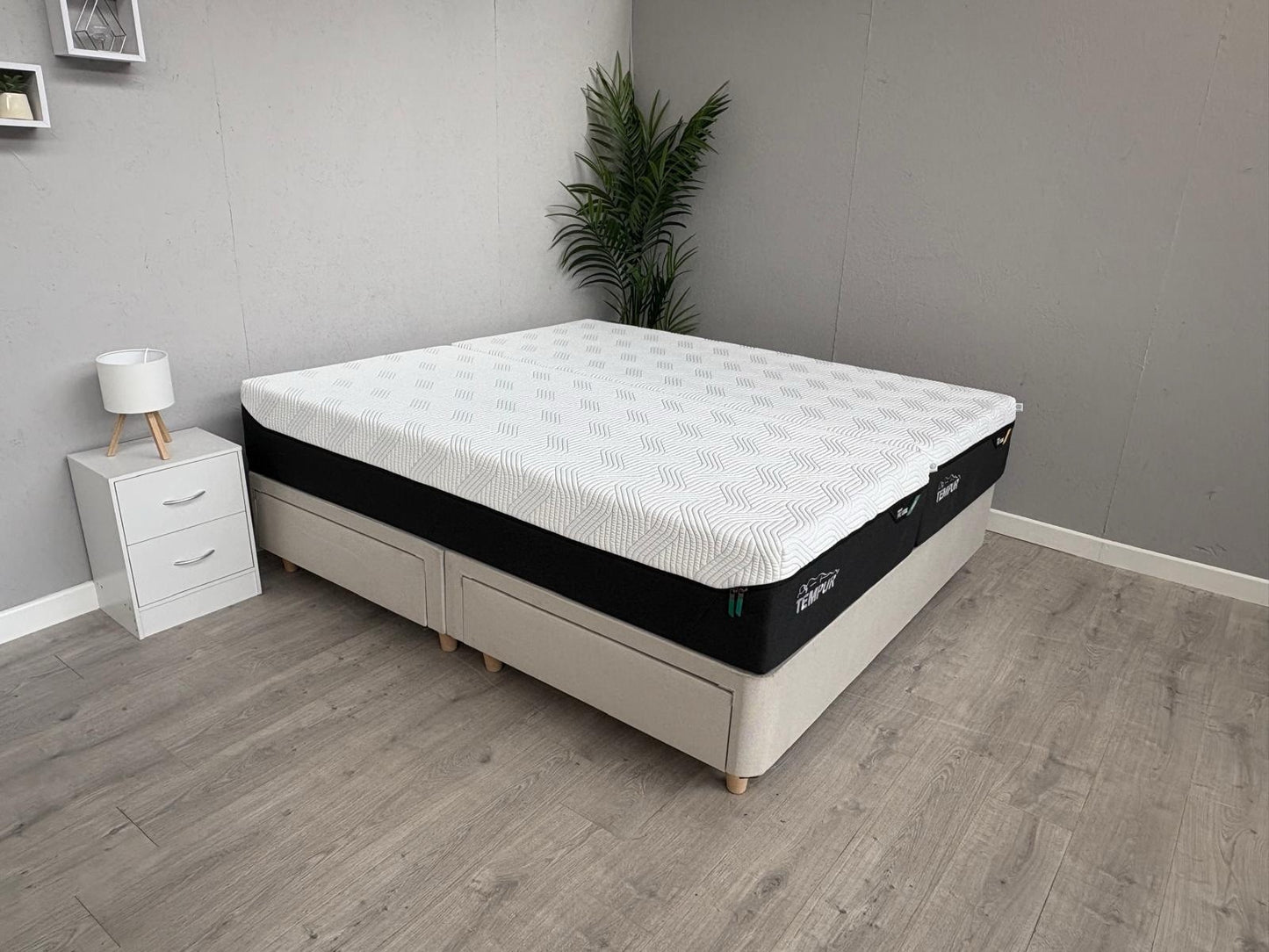 Tempur PRO LUXE 6ft Superking Split Mattress, Medium / Firm - RRP £3,798