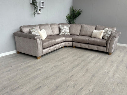 Furniture Village - Aura Large Classic Back Corner Sofa RRP - £3795