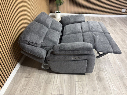 ORLANDO Fabric 2 Seater Power Recliner Sofa - RRP £1599