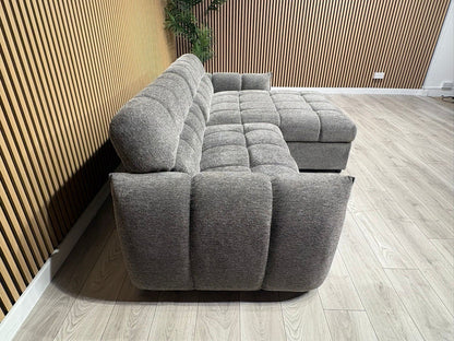 CAMDEN Premium Fabric RHF or LHF Chaise Sofa Bed with Storage - RRP £1595