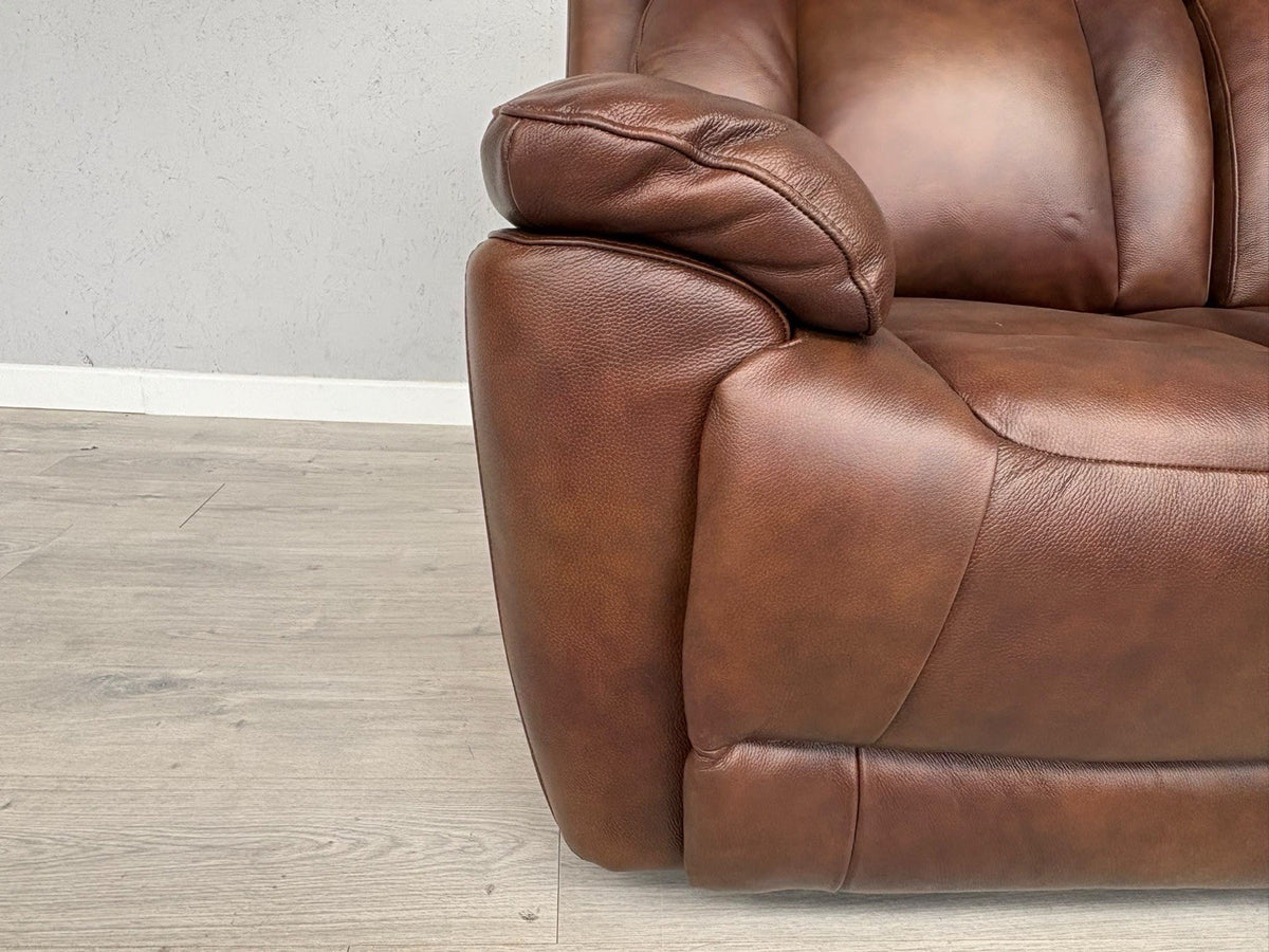 DFS Bravado Leather 2+2 Seater Power Recliner Sofa Set - RRP £3798