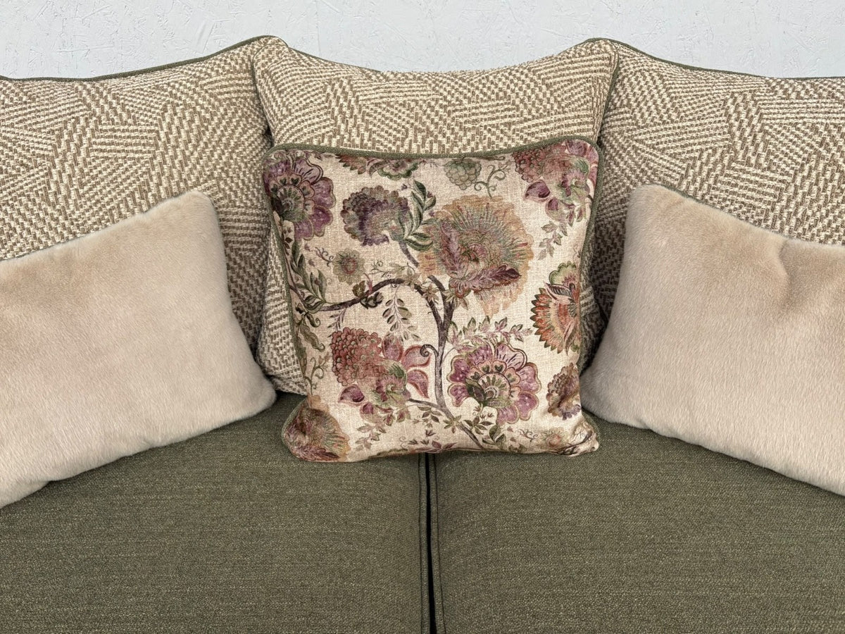 CHATSWORTH Farmhouse Style Fabric 2 Seater Sofa + Love Chair Set RRP £3390