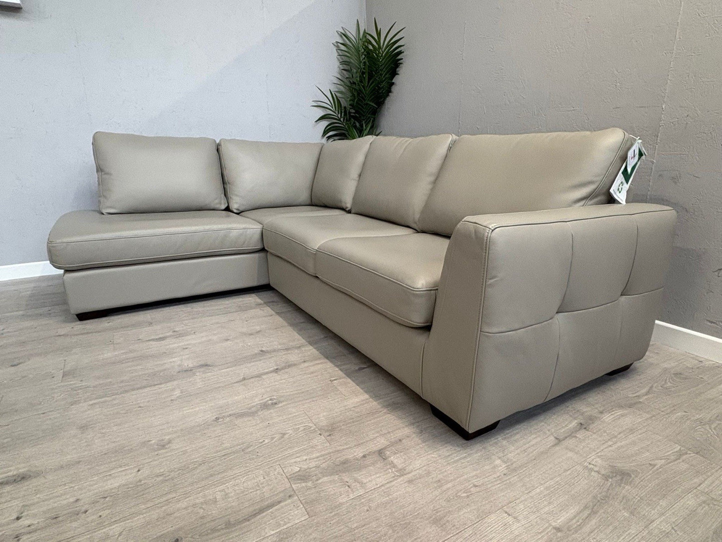 Furniture Village Dinky LHF Leather Corner Chaise End Sofa - RRP £1795