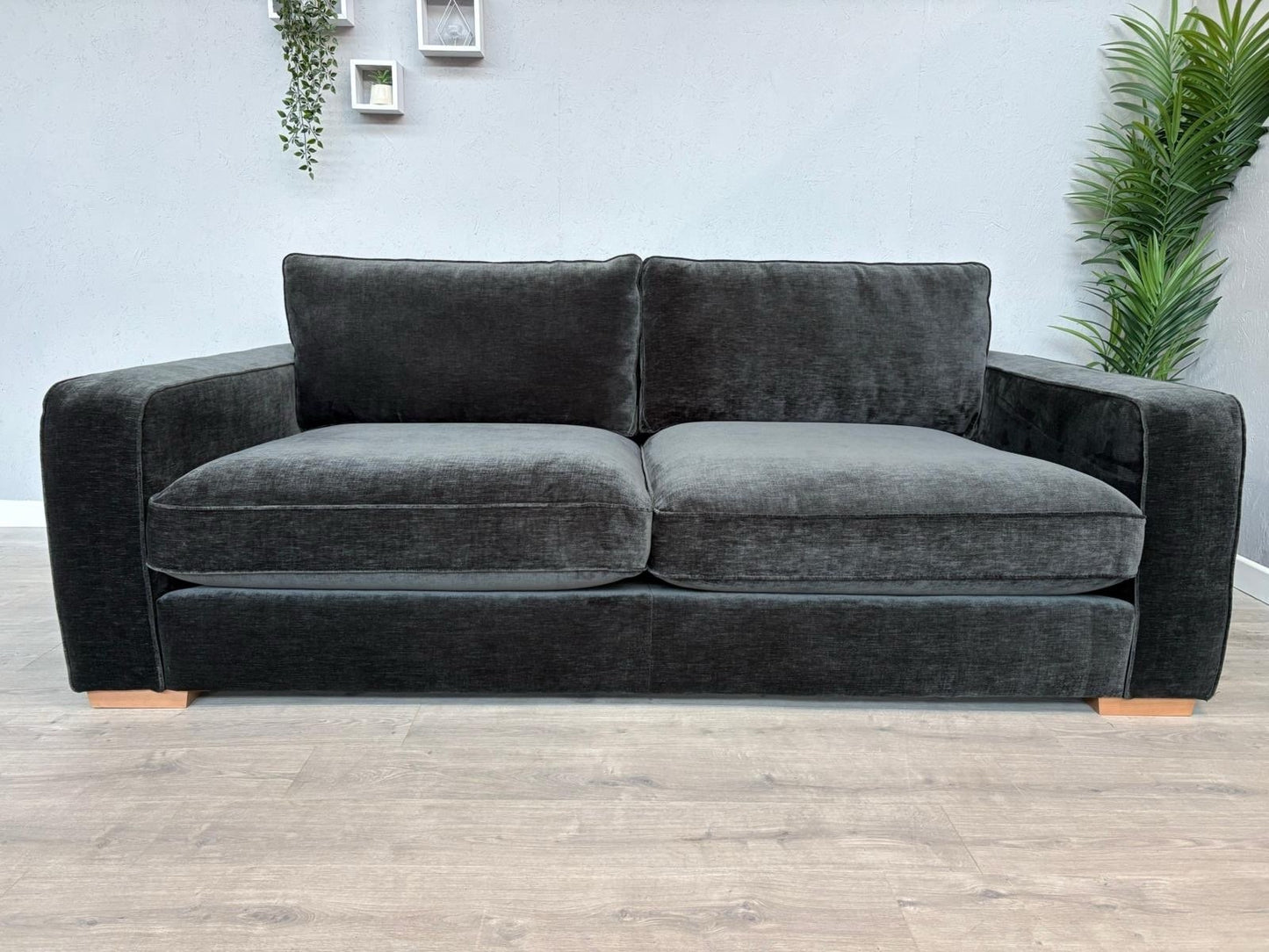 Sofology CAVALLI Fabric Large 3 Seater Sofa, Slate  - RRP £3,499