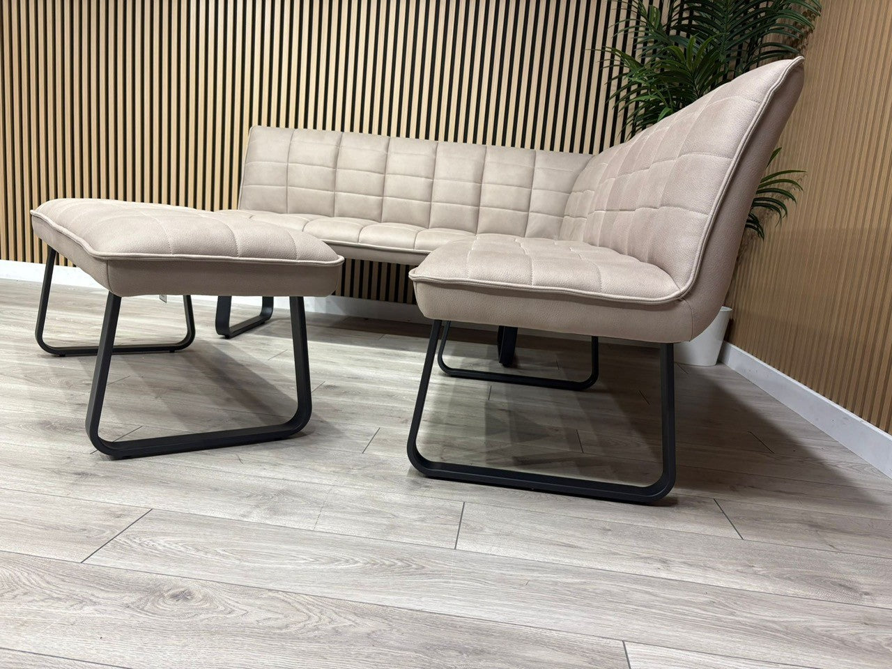 Furniture Village- LIMA Fabric Corner Bench Set, RRP: £1299