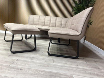 Furniture Village- LIMA Fabric Corner Bench Set, RRP: £1299