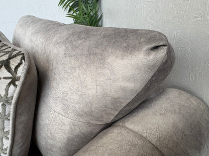 Furniture Village MARIAH Fabric LHF Chaise Corner Sofa + Armchair - RRP £4,140