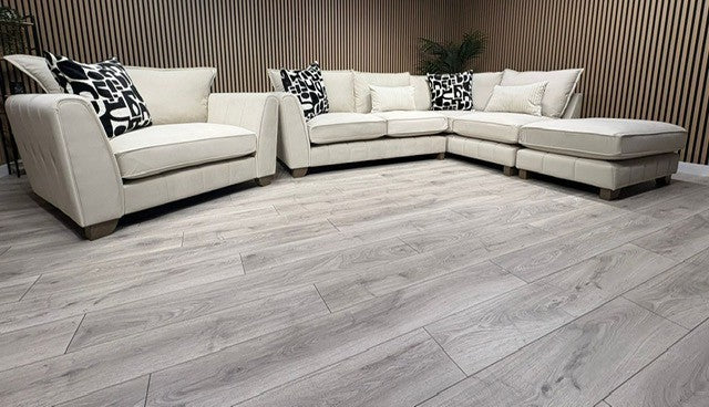 F.V Mariah Style Corner Sofa & Love Chair - Different Combinations Available
